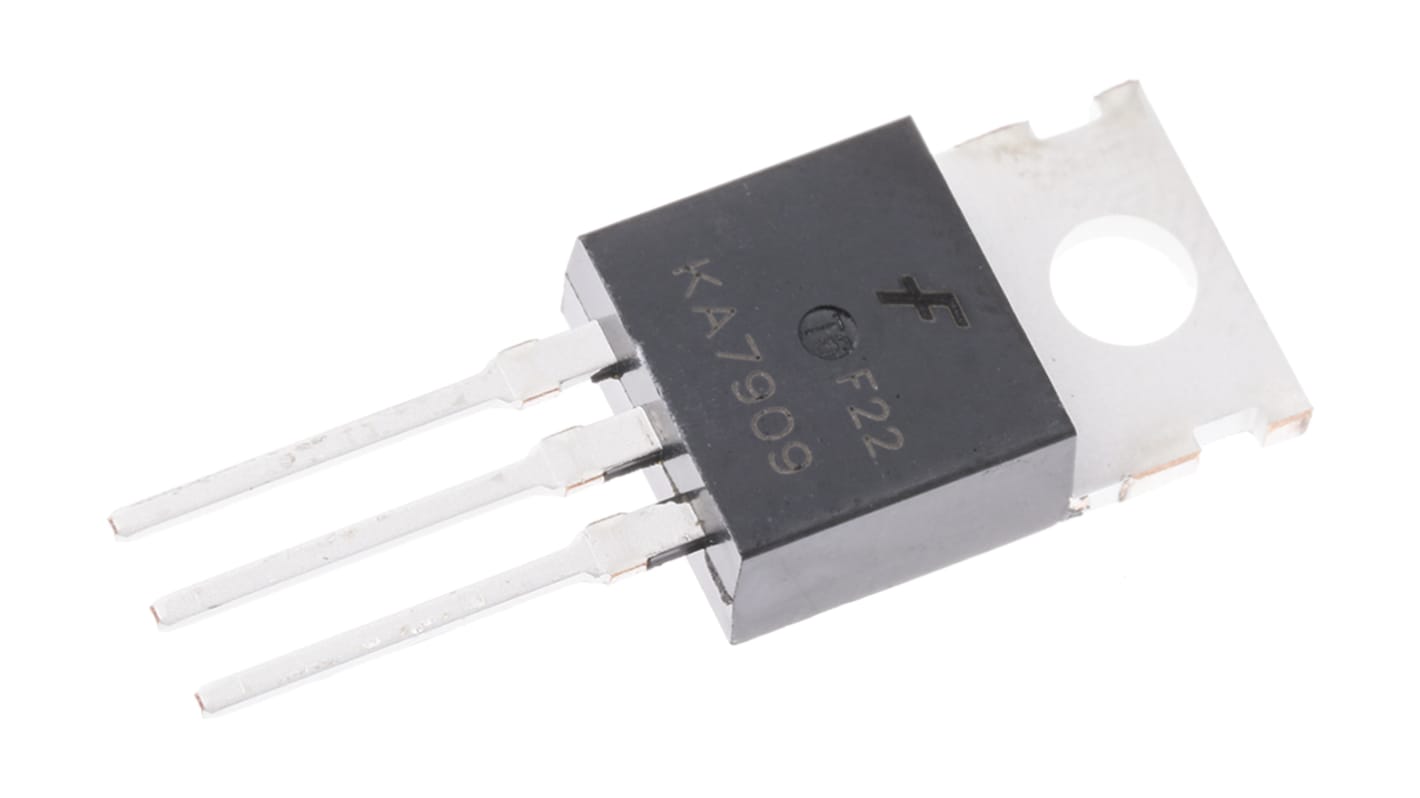 ON Semiconductor, 9 V Linear Voltage Regulator, 1A, 1Channel Negative
