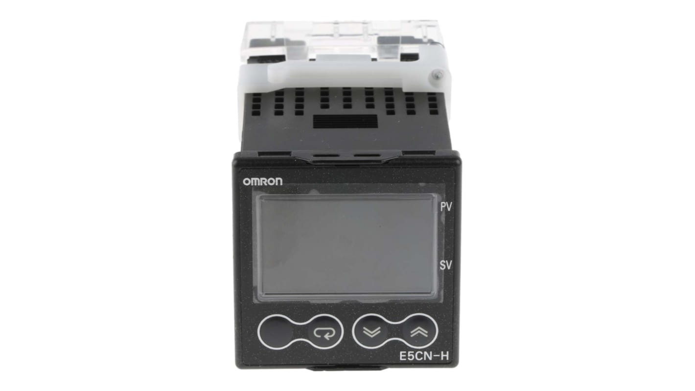 Omron E5CN PID Temperature Controller, 48 x 48mm, 2 Output Relay, 100 → 240 V ac Supply Voltage