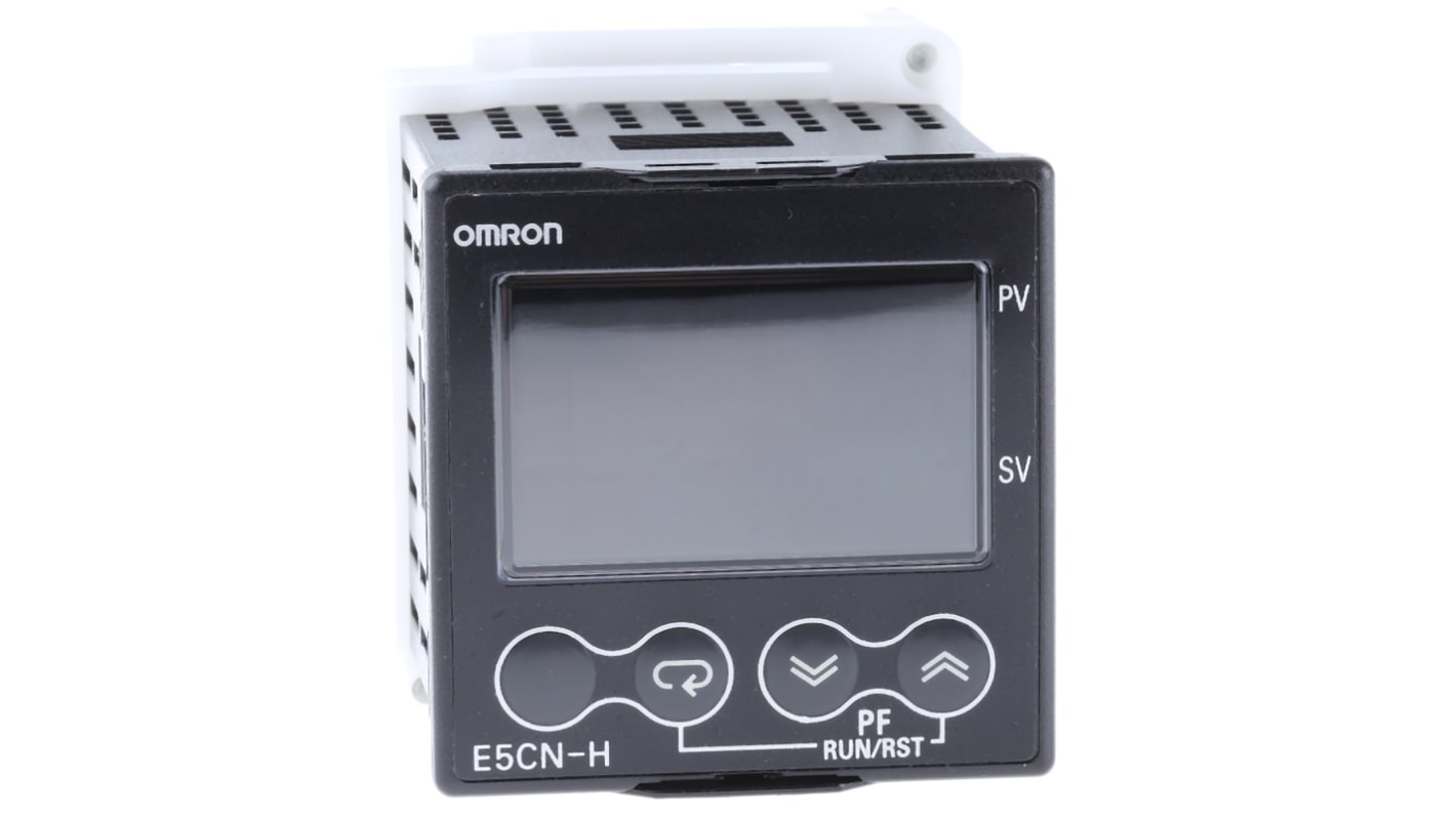 Omron E5CN PID Temperature Controller, 48 x 48mm, 2 Output Relay, 100 → 240 V ac Supply Voltage