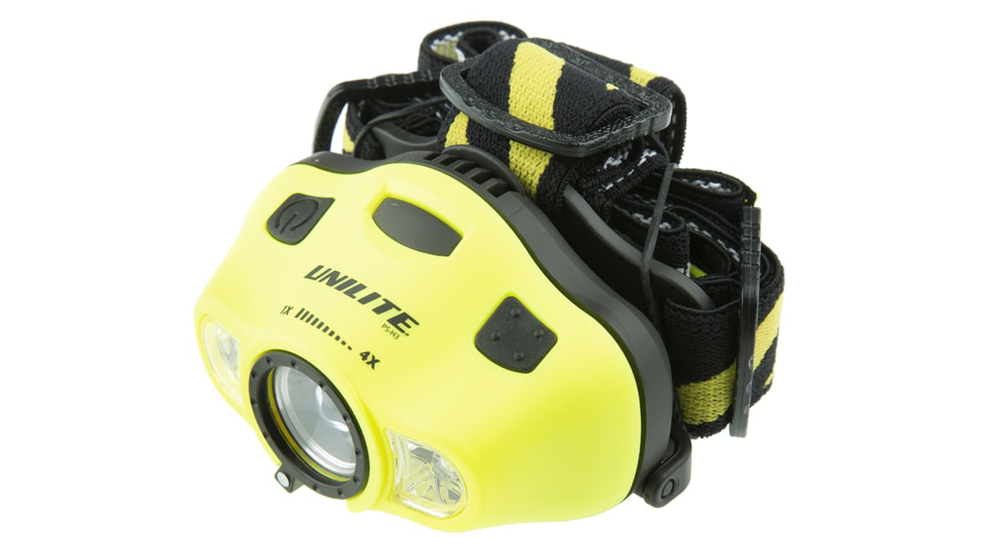 Unilite Prosafe LED Head Torch Yellow 120 lm