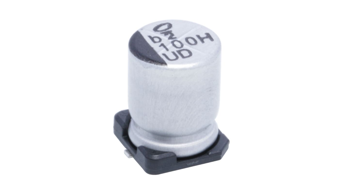 Nichicon 100μF Electrolytic Capacitor 50V dc, Surface Mount - UUD1H101MNL1GS