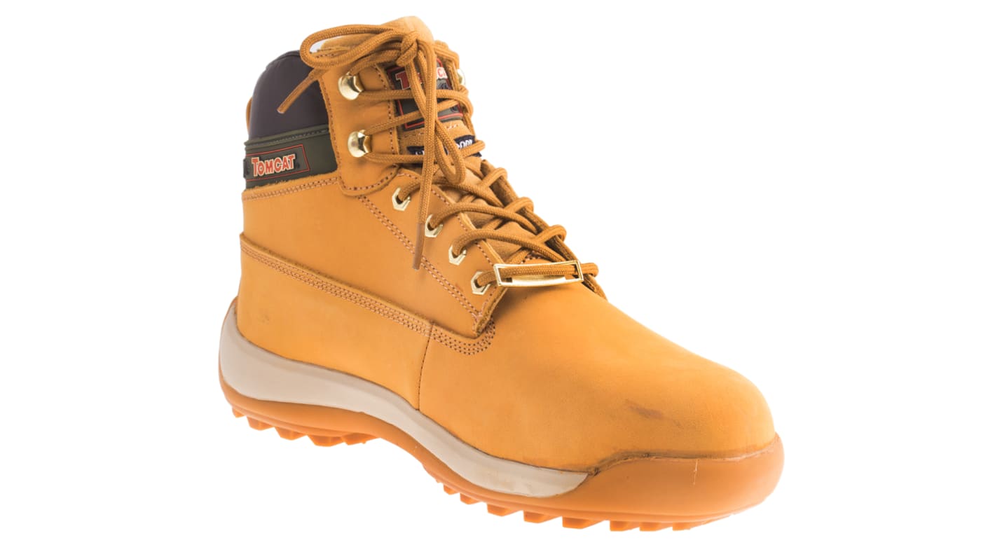 Chaussures de sécurité montantes Rockfall, Homme, T 46, Miel, S3, SRA, antistatiques