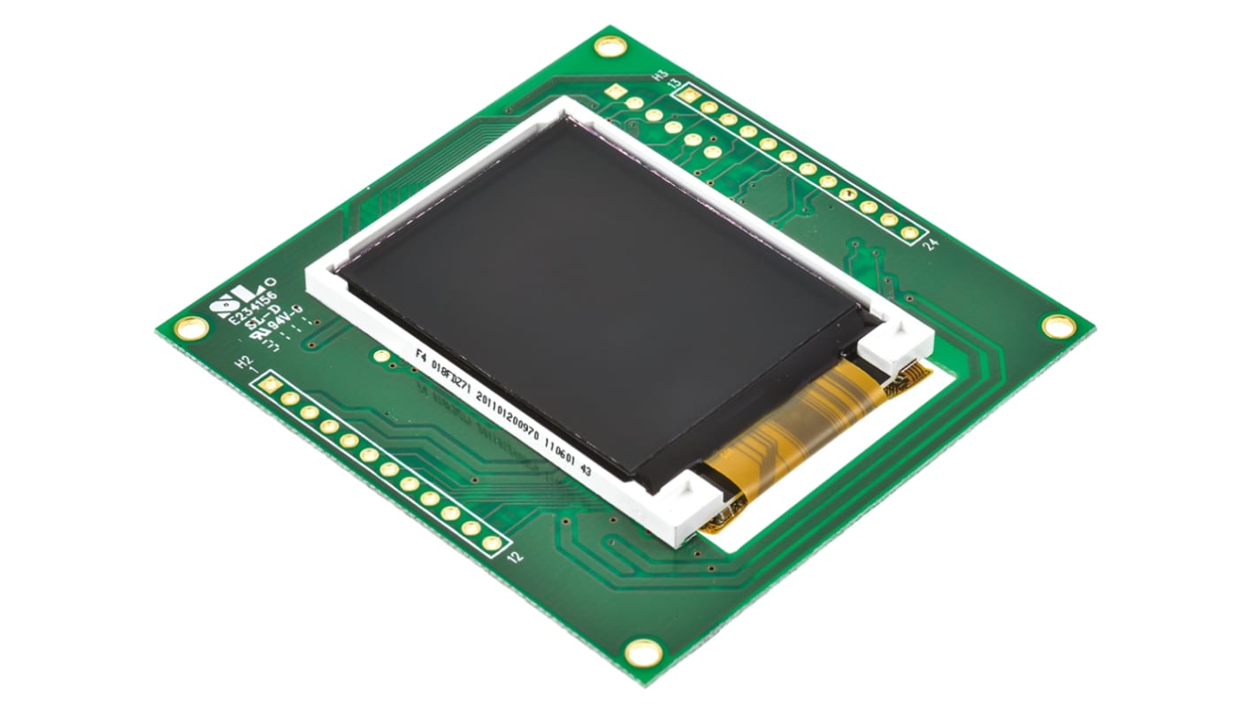 Displaytech Farb-LCD 1.8Zoll 8-Bit Datenbus, 128 x 160pixels, 28 x 35mm 3.6 V LED Lichtdurchlässig