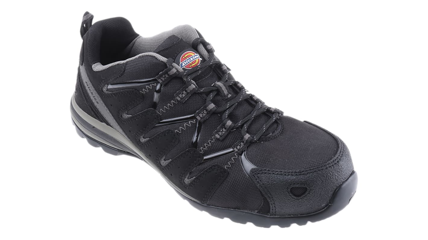 Dickies Tiber Men's Black Toe Capped Safety Trainers, UK 10, EU 44