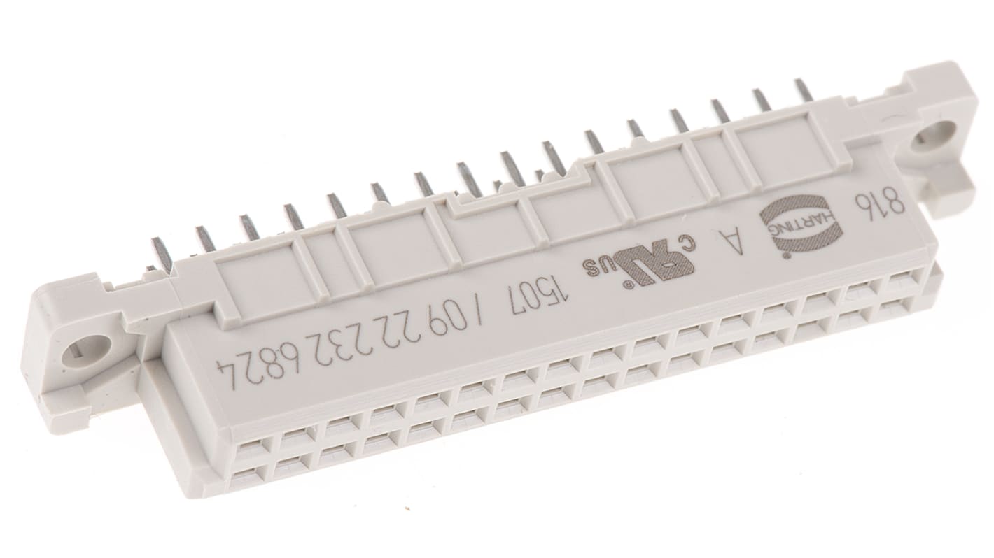 Harting DIN41612コネクタ メス 32極 2列 2.54mm ピッチ