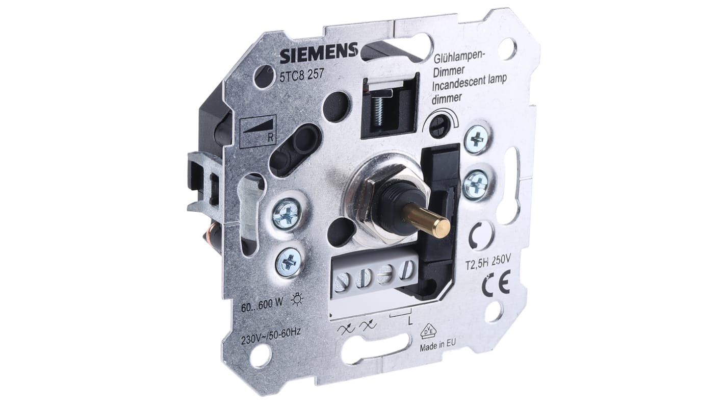 Interruttore dimmer 2 vie Siemens 5TC8257, 600W