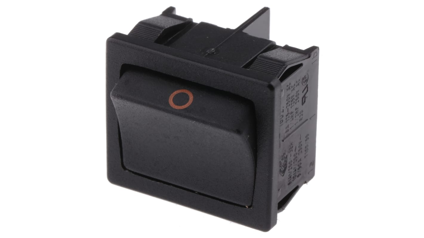 1802.1102 | Marquardt DPST, On-None-Off Rocker Switch Panel Mount | RS