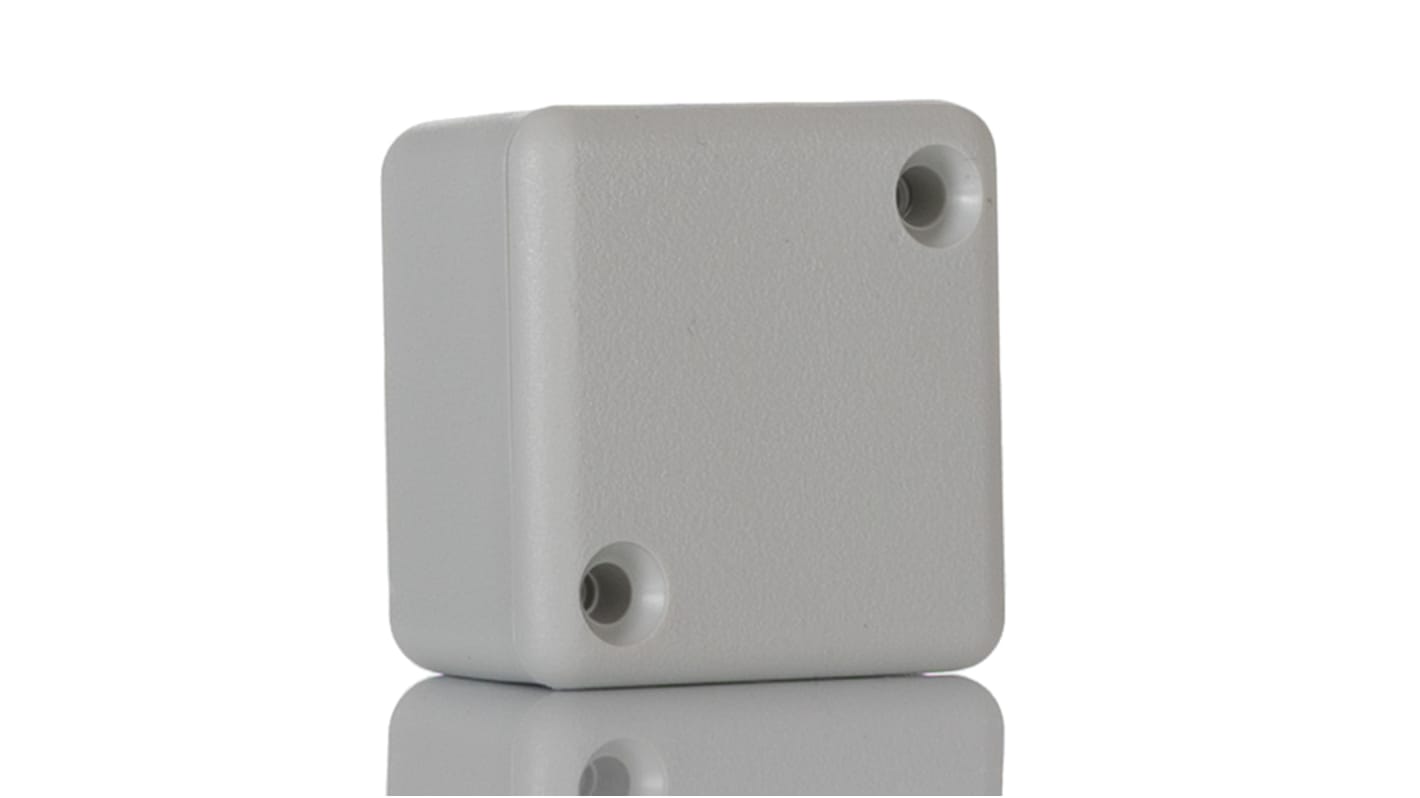 Hammond 1551 Series Grey ABS Enclosure, IP54, Flanged, Grey Lid, 35 x 35 x 20mm