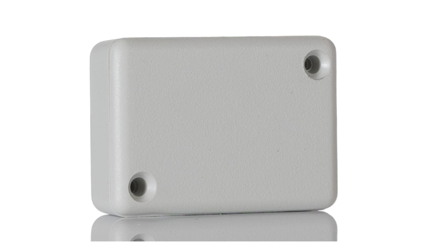 Hammond 1551 Series Grey ABS Enclosure, IP54, Flanged, Grey Lid, 50 x 35 x 15mm