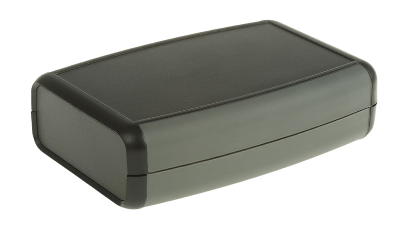 Caja portátil Hammond de ABS Negro, 117.2 x 79 x 32mm, , con compartimento batería, muesca de teclado, IP54
