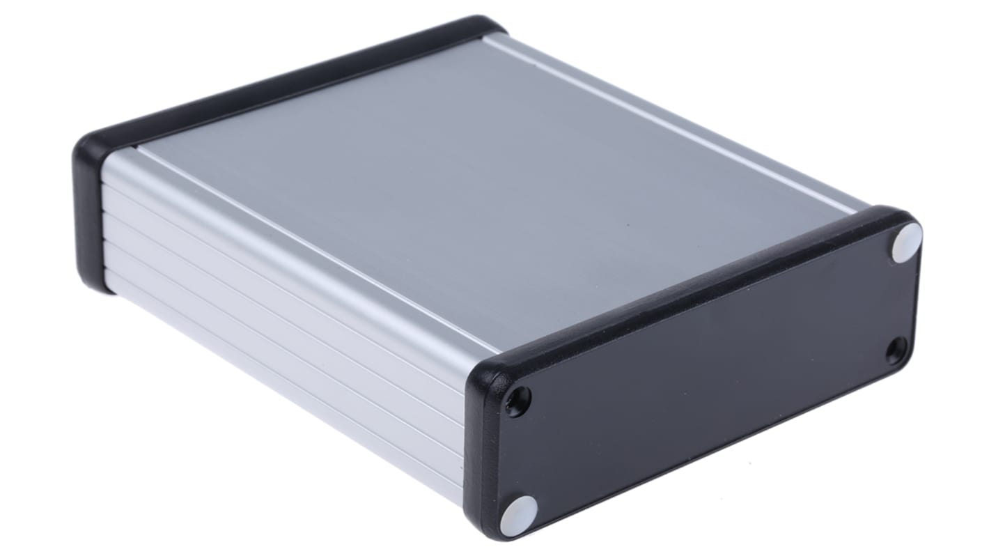 Caja Hammond de Aluminio Anodizado transparente, , , 120 x 103 x 31mm, IP54