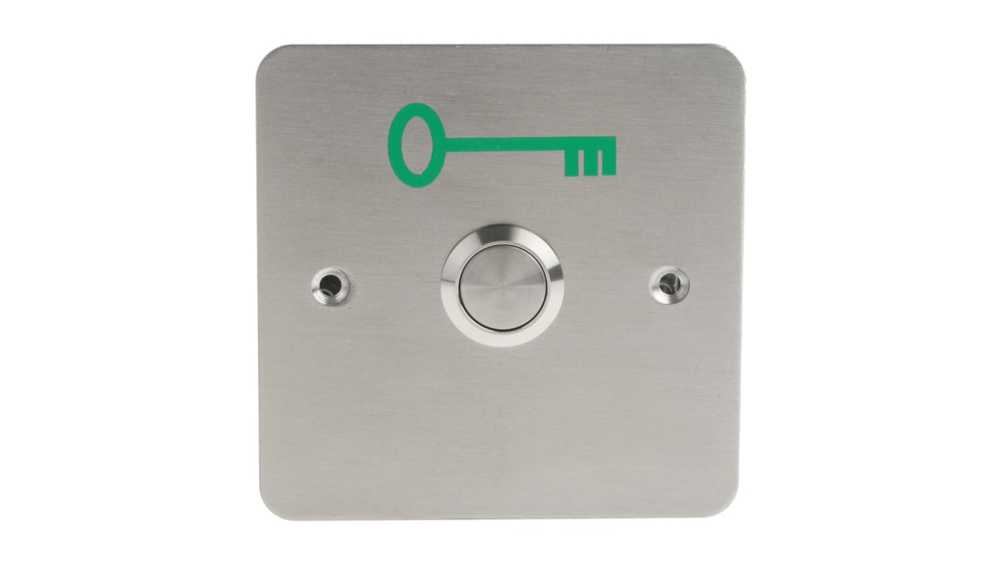 Exit button release stainless steel