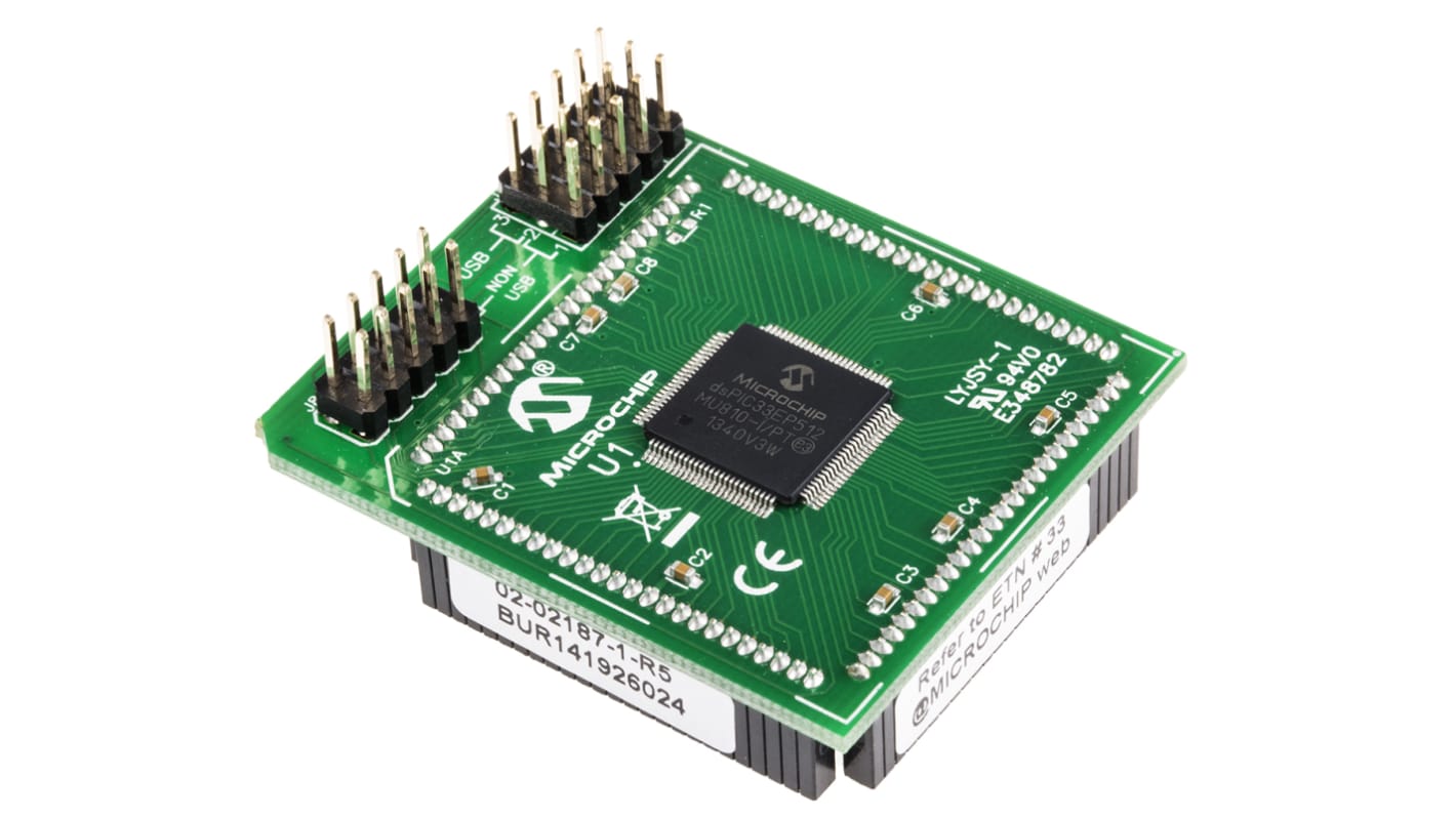 Microchip dsPIC33EP512MU810 GP and MC PIM MCU Evaluierungsplatine dsPIC33