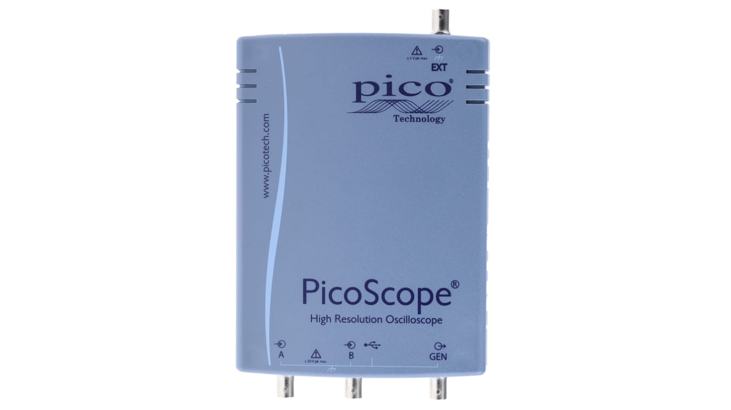 Osciloscopio basado en PC Pico Technology 4262, canales:2 A, 5MHZ, interfaz CAN, IIC, RS232, SPI, UART, USB