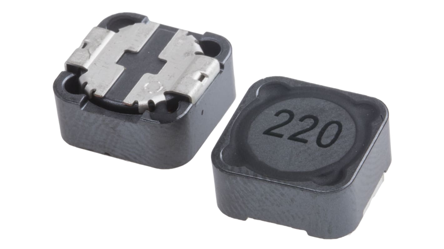 RS PRO, 25 Shielded Wire-wound SMD Inductor 22 μH ±20% Wire-Wound 2.8A Idc