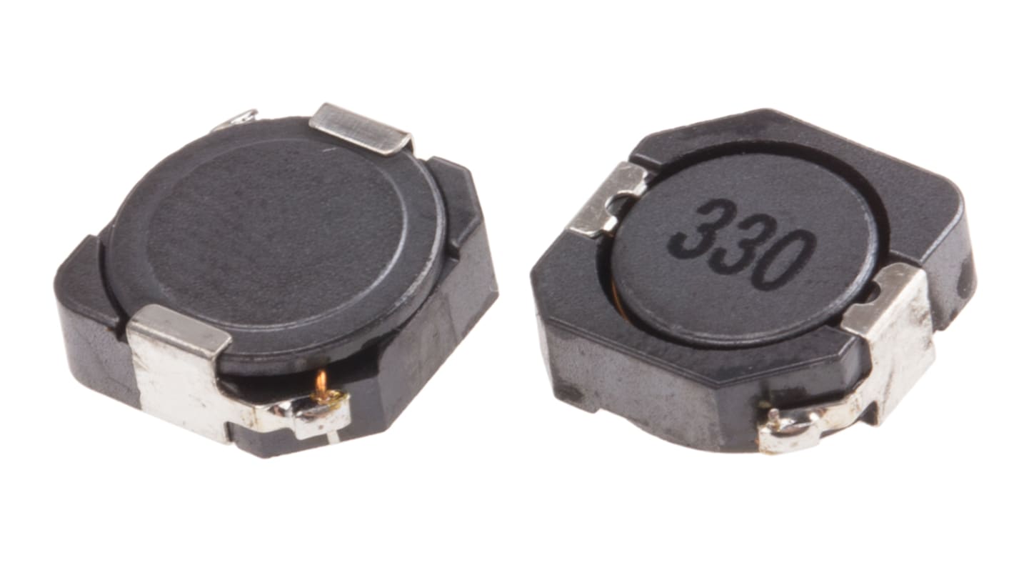 Induttore a filo avvolto SMD RS PRO, 33 μH, 2.2A, ±20%, case 0104, 10.6 x 10.5 x 4mm