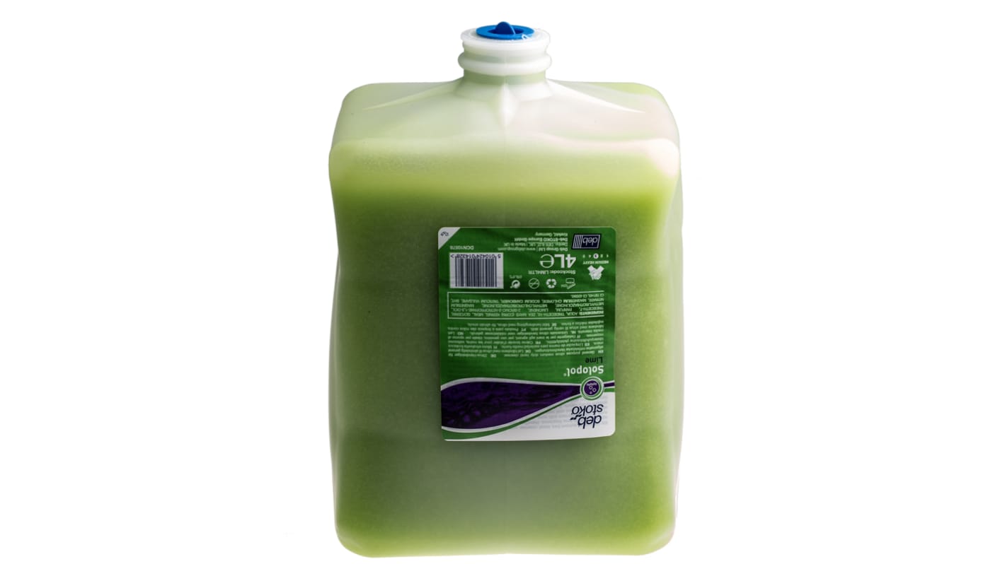 deb stoko Lime Wash Handseife Zitrus-Duft , Kartusche, Grün, 4 l