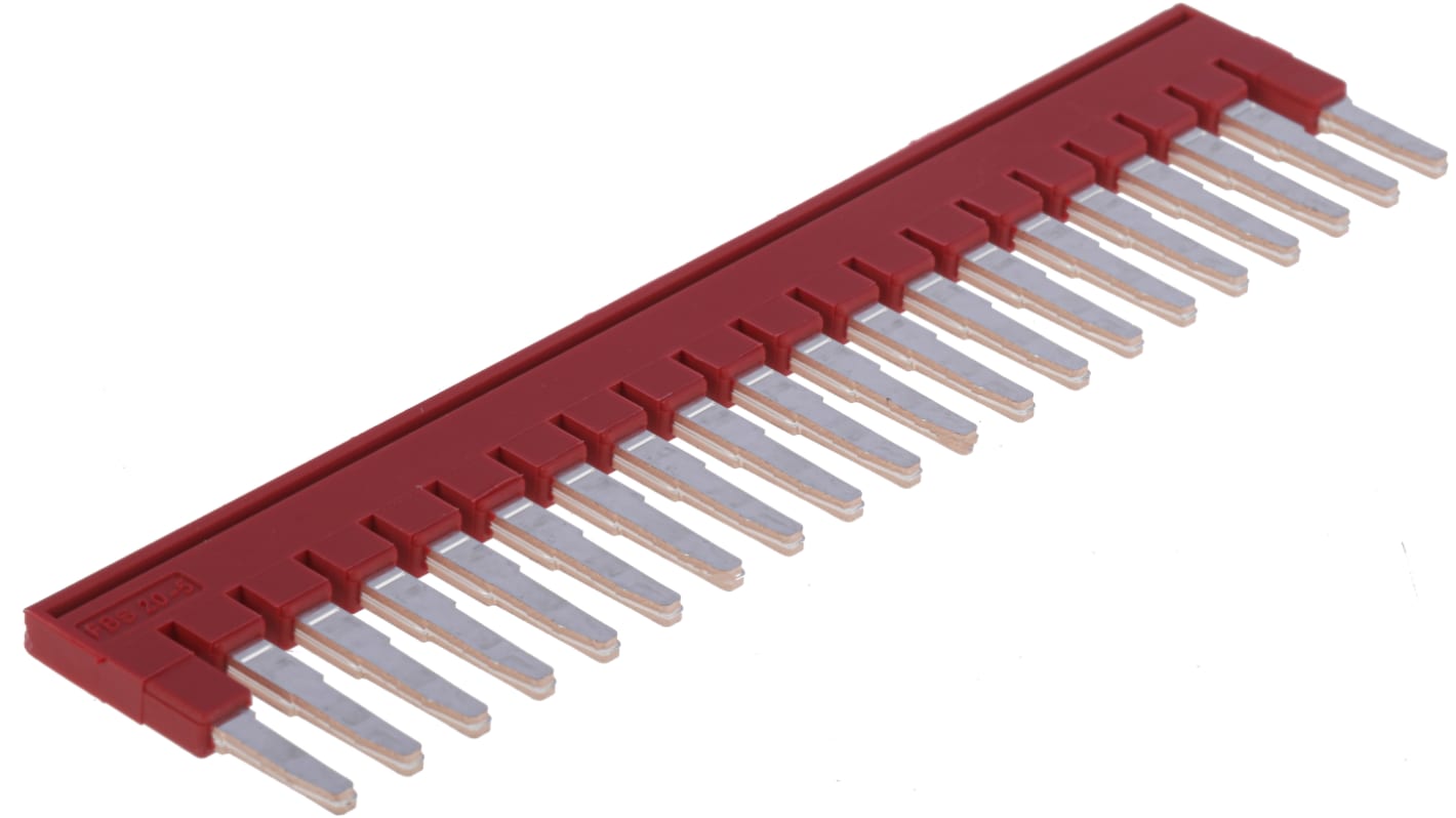 Phoenix Contact FBS Series Jumper Bar for Use with DIN Rail Terminal Blocks