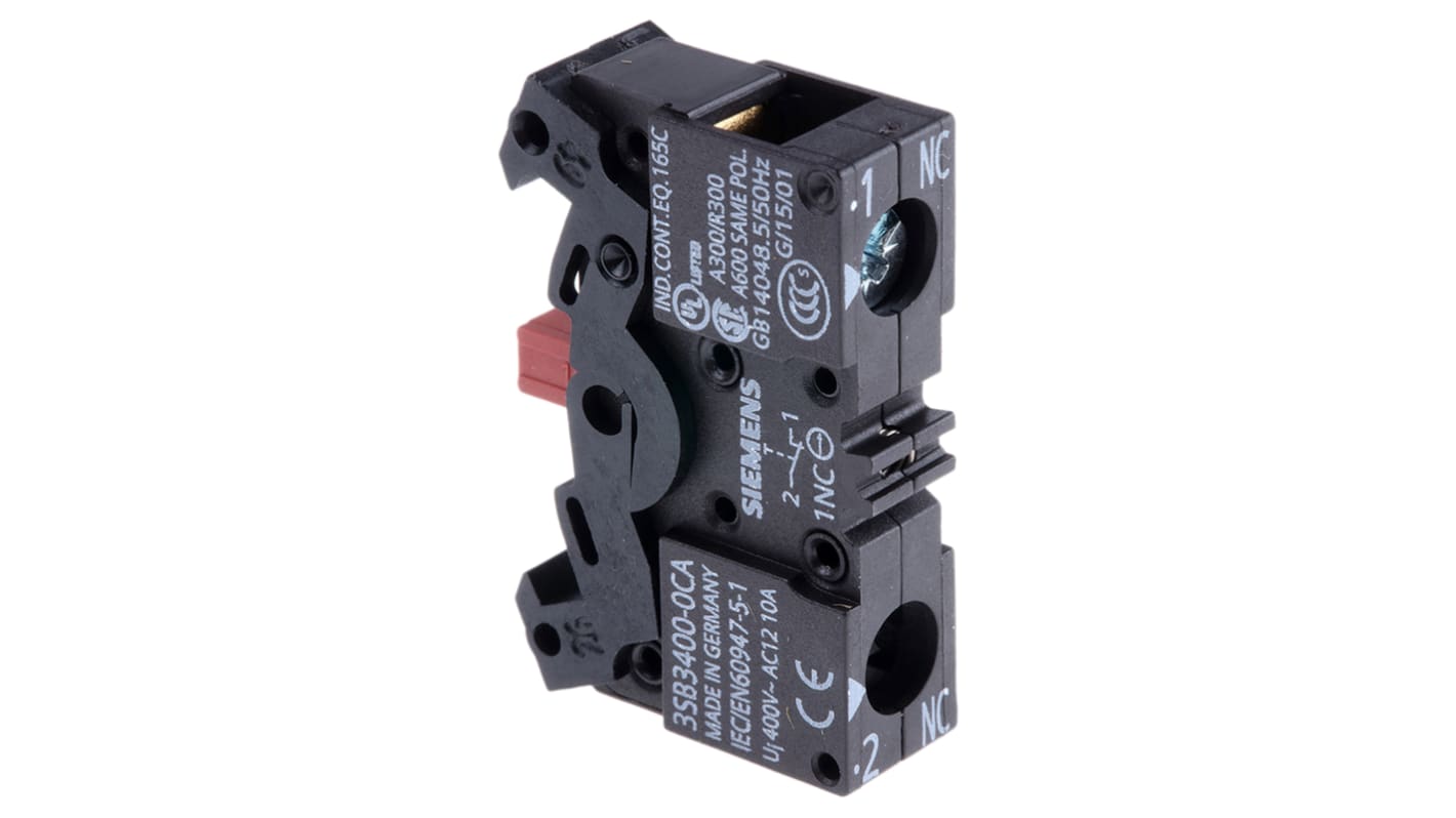 Siemens Siemens 3SB3 Series Contact Block, 1NC