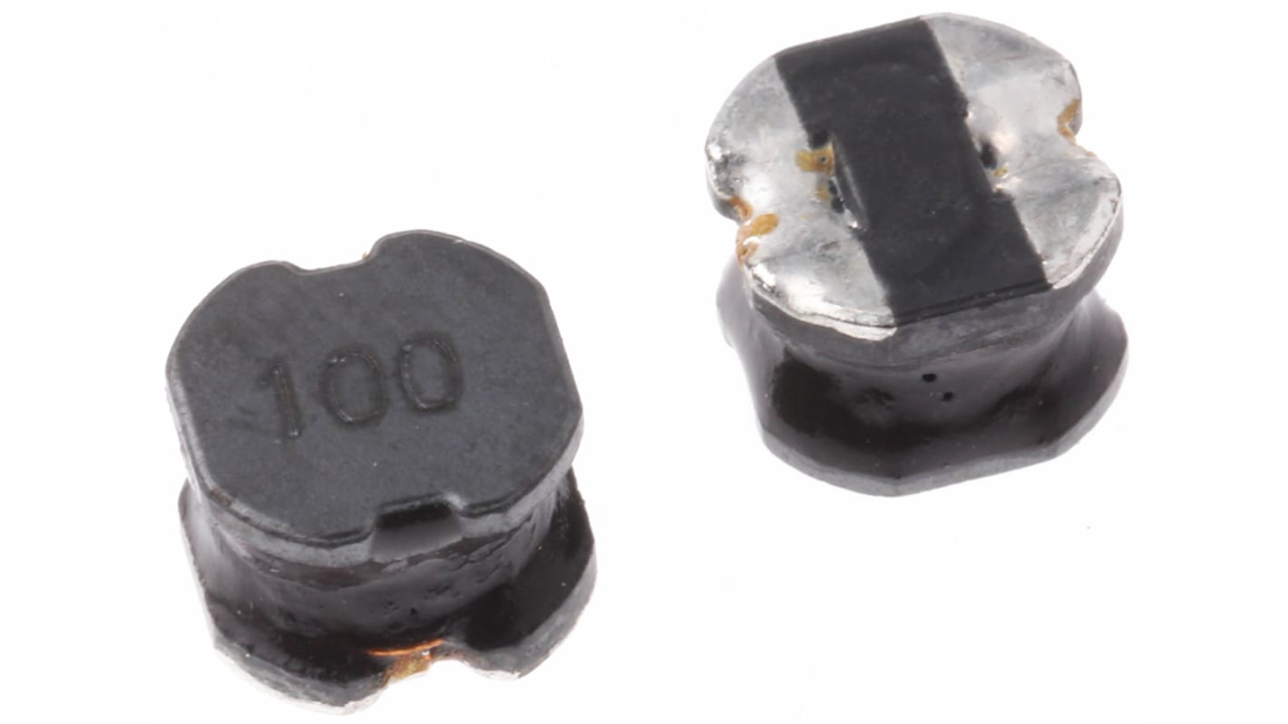 Bourns, SRN6045, 6045 Shielded Wire-wound SMD Inductor with a Ferrite Core, 10 μH ±20% Semi-Shielded 3A Idc Q:17