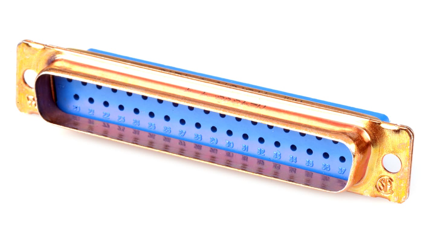 TE Connectivity D-subコネクタ, 37極, オス, ケーブルマウント, 1757819-4