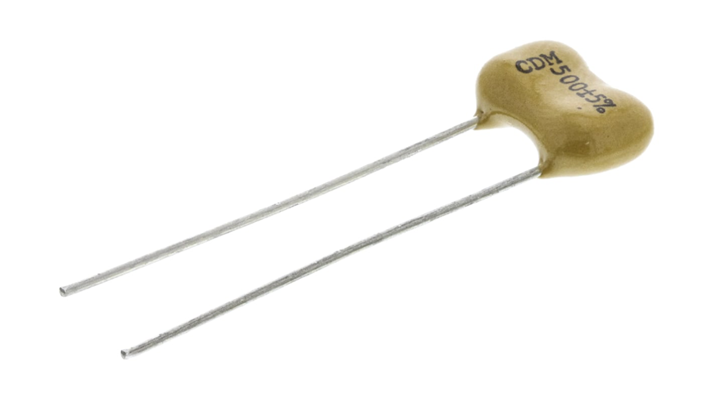 CD15FD501JO3F CornellDubilier 500pF Mica Capacitor 500V dc ±5