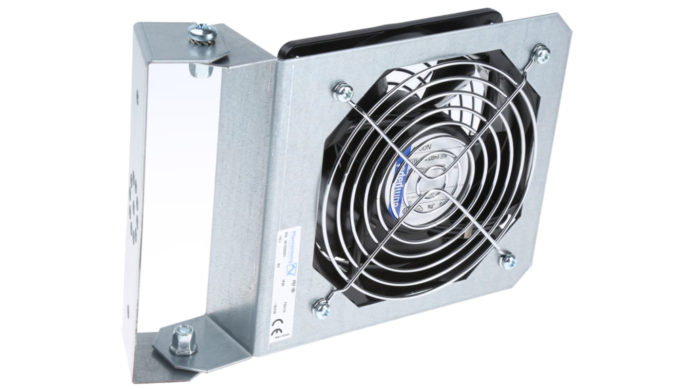 Pfannenberg Enclosure Fan, 115V ac, 180m³/h, 202 x 52mm