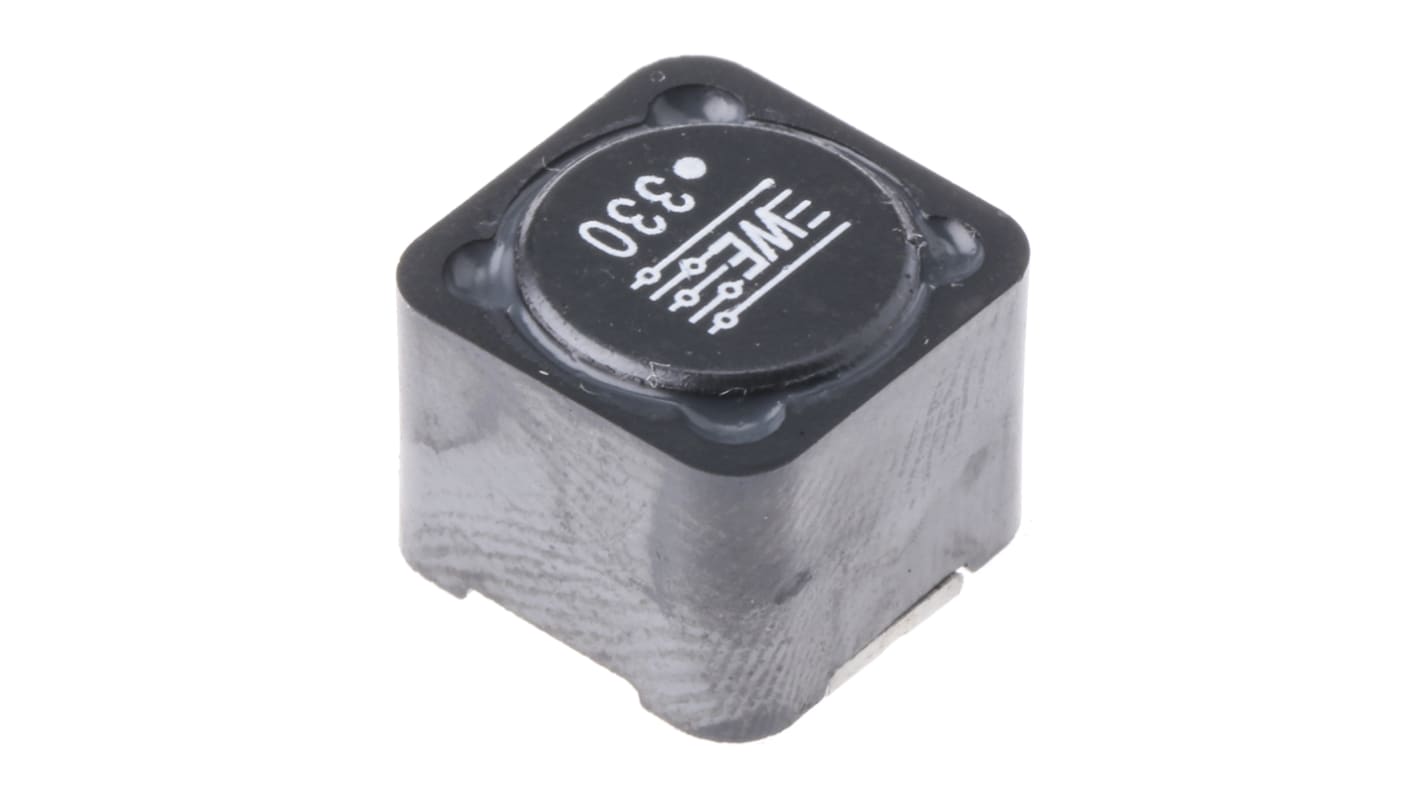 AEC-Q200 Inductor de montaje en superficie bobinado Wurth, 33 μH, ±20%, núcleo de Ferrita, apantallado 1210,