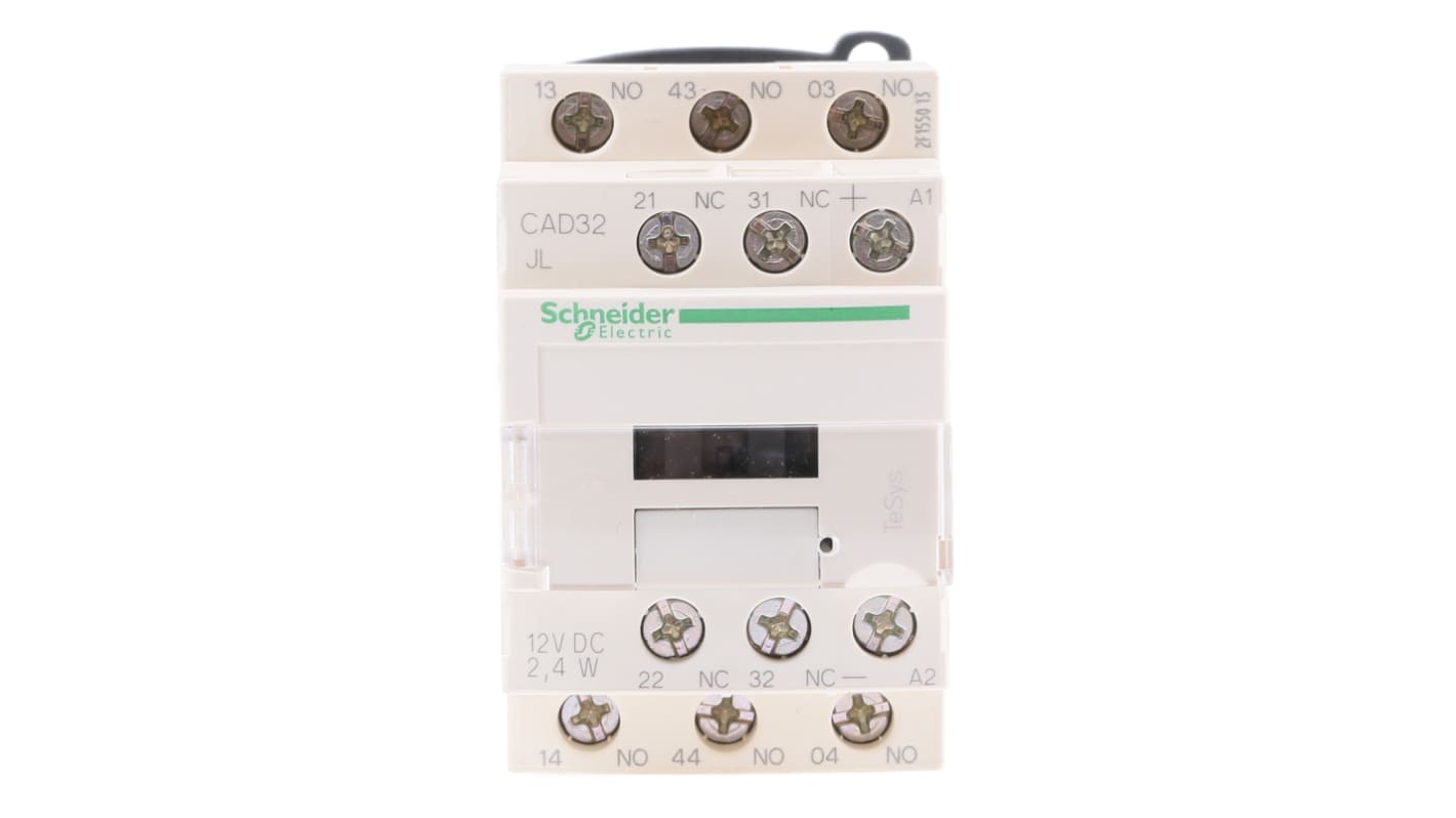 Schneider Electric CAD Contactor 2NO + 2NC, 10 A Contact Rating, TeSys