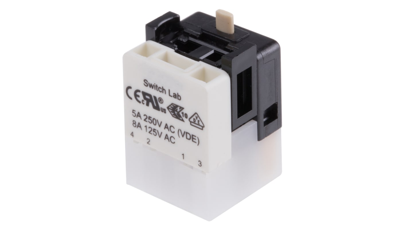 RS PRO Contact Block for Use with ADA16E Series, 125 V ac, 250 V ac, 1CO