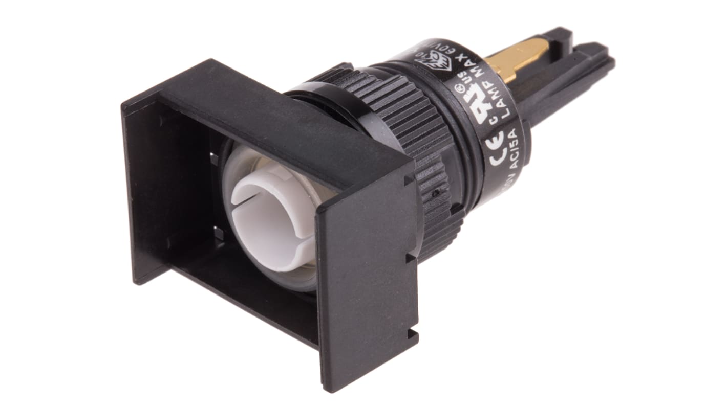 Interruptor de Botón Pulsador RS PRO, Enclavamiento, 5 A a 250 V ac, 250V ac, Montaje en Panel, IP65, iluminado