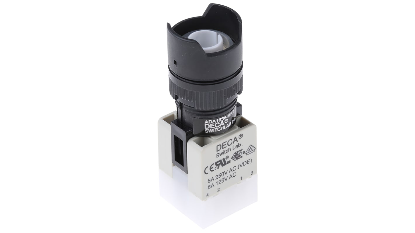 RS PRO Illuminated Push Button Switch, Momentary, Panel Mount, 16mm Cutout, 250V ac, IP65