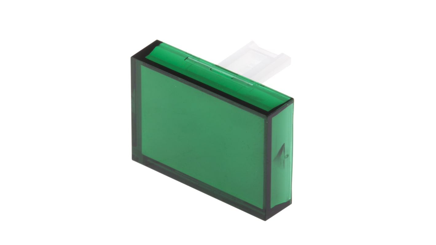 Lentille Vert RS PRO de forme Rectangulaire pour Série SD16