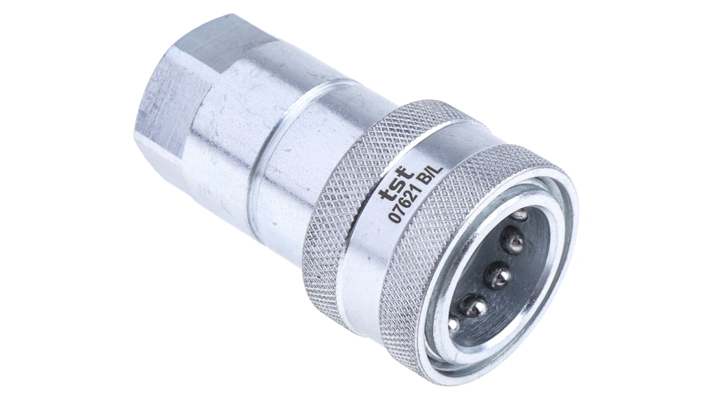 Raccord Hydraulique Snap-Tite VHN12-12F – Connexion Rapide, Acier, 3/4" NPT Femelle, 3500 PSI