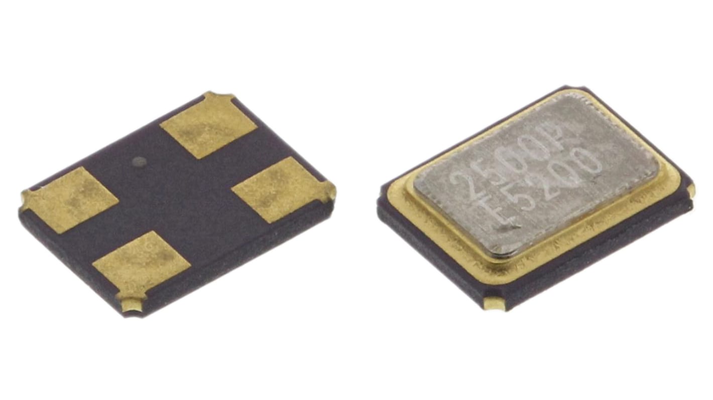 Krystal Q22FA2380001312 25MHz ±50PPM, SMD, počet kolíků: 4 3.2 x 2.5 x 0.7mm