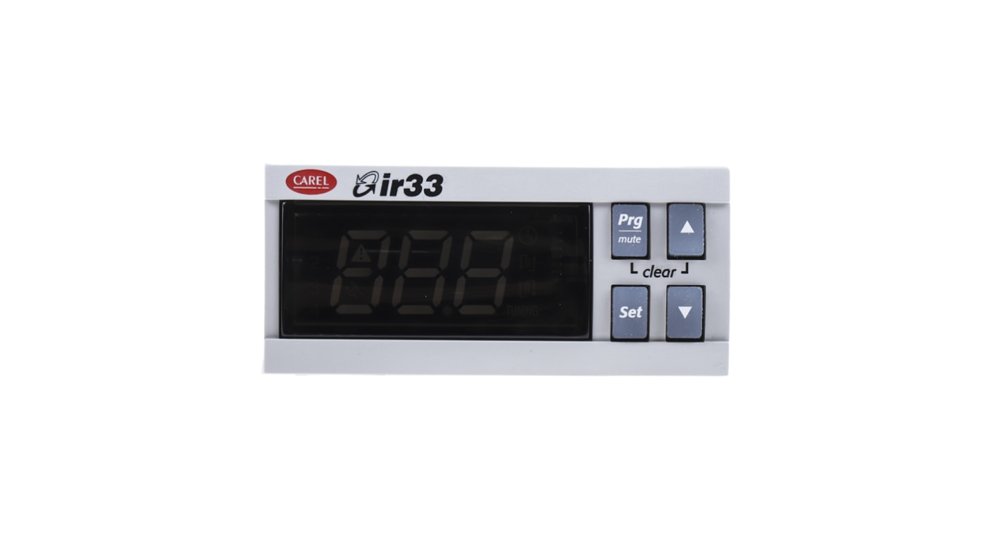 Carel IR33 PID Temperaturregler Tafelmontage, 1 x Relais Ausgang, 24 V ac/dc, 76.2 x 34.2mm