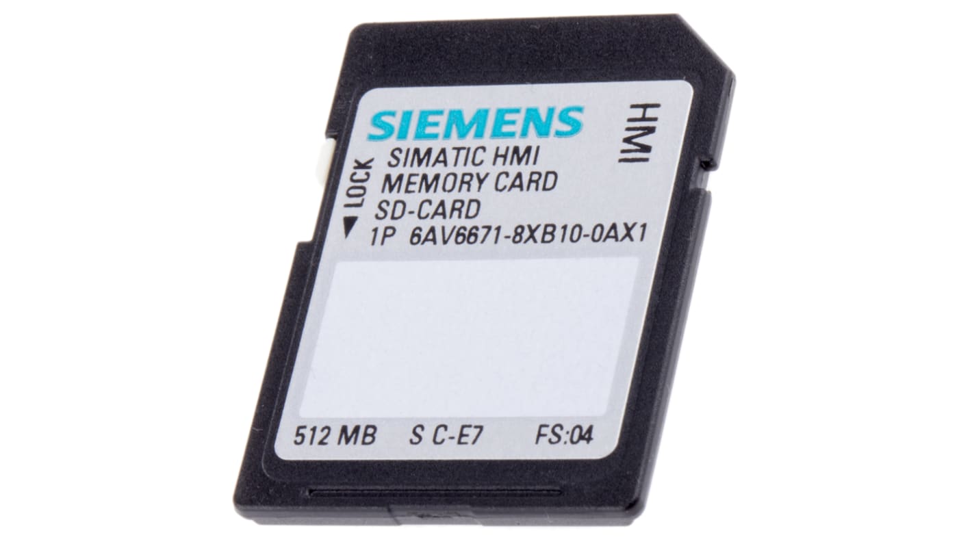 Siemens メモリカード for use with Various HMIs