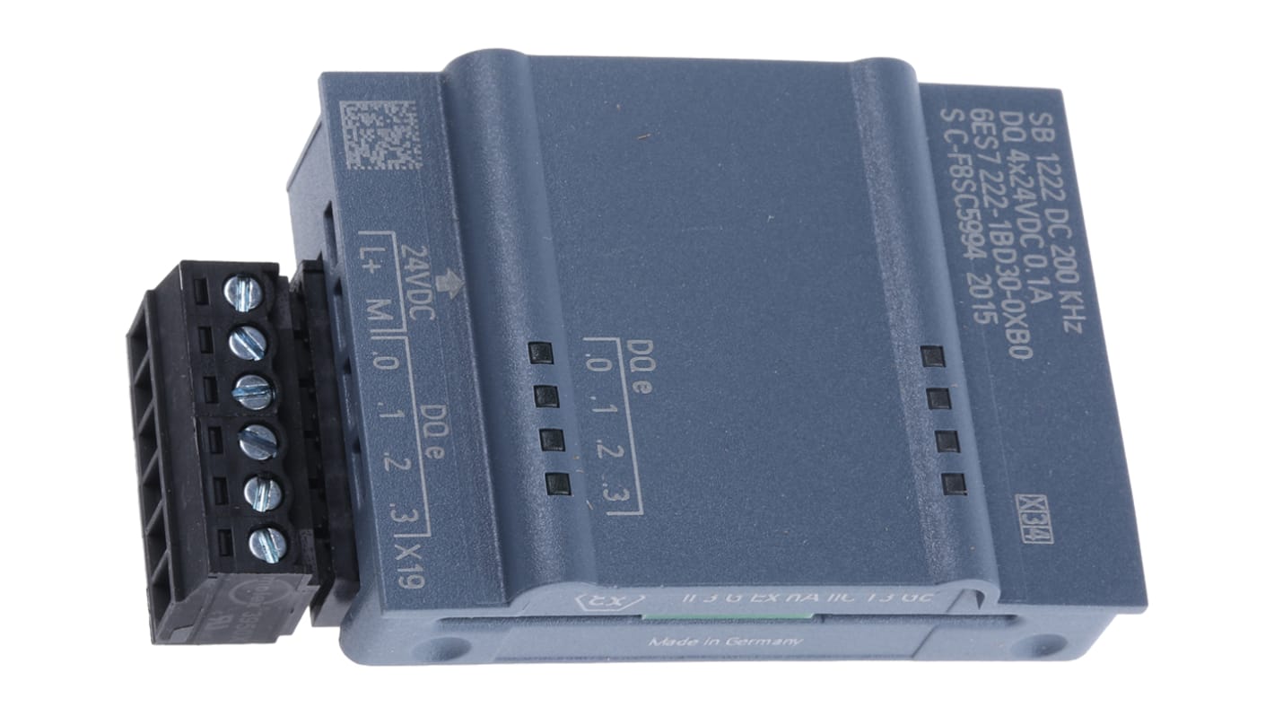 Módulo E/S para PLC Siemens, para usar con Serie S7-1200, 4 salidas tipo Digital, transistor