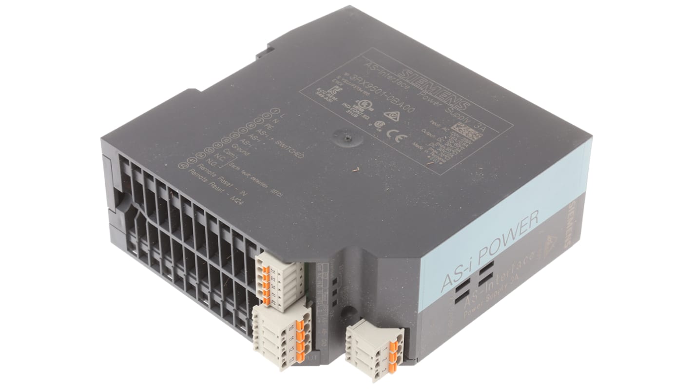 Siemens 3RX950 Series PLC Power Supply for Use with AS-I Power Supply Unit