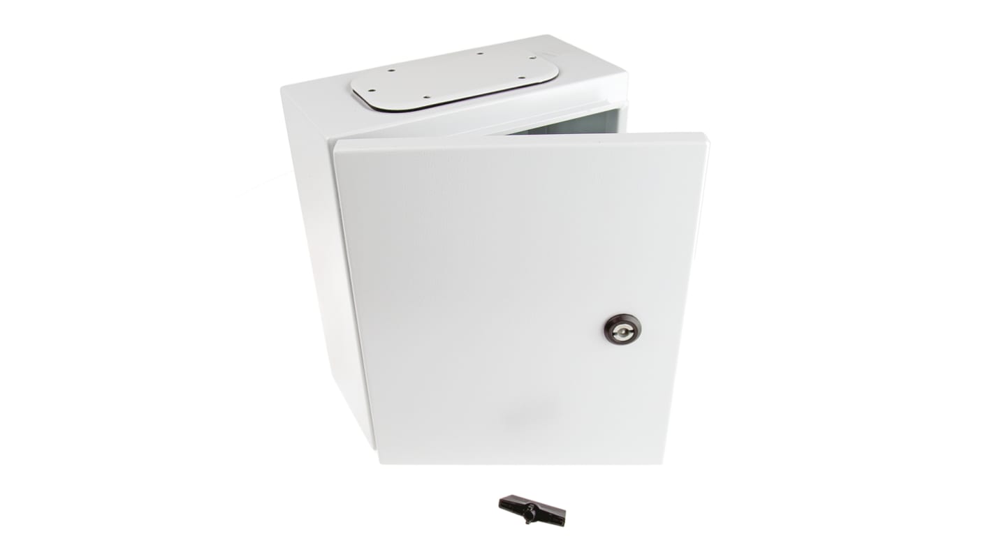 RS PRO Steel Wall Box, IP65, 300 mm x 250 mm x 150mm