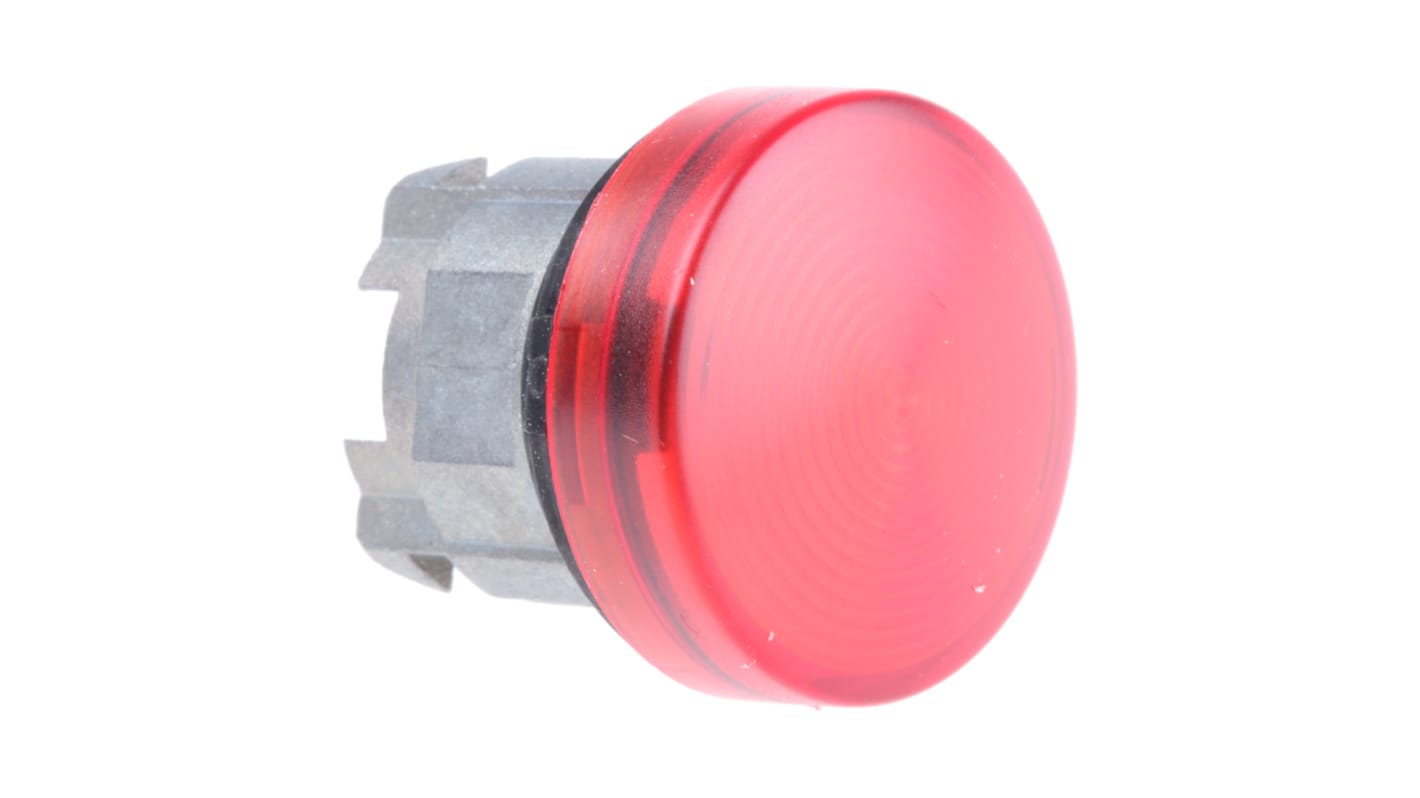 Tête de voyant lumineux Rouge Schneider Electric, série Harmony XB4, diam. découpe 22mm, IP66, IP67, IP69K