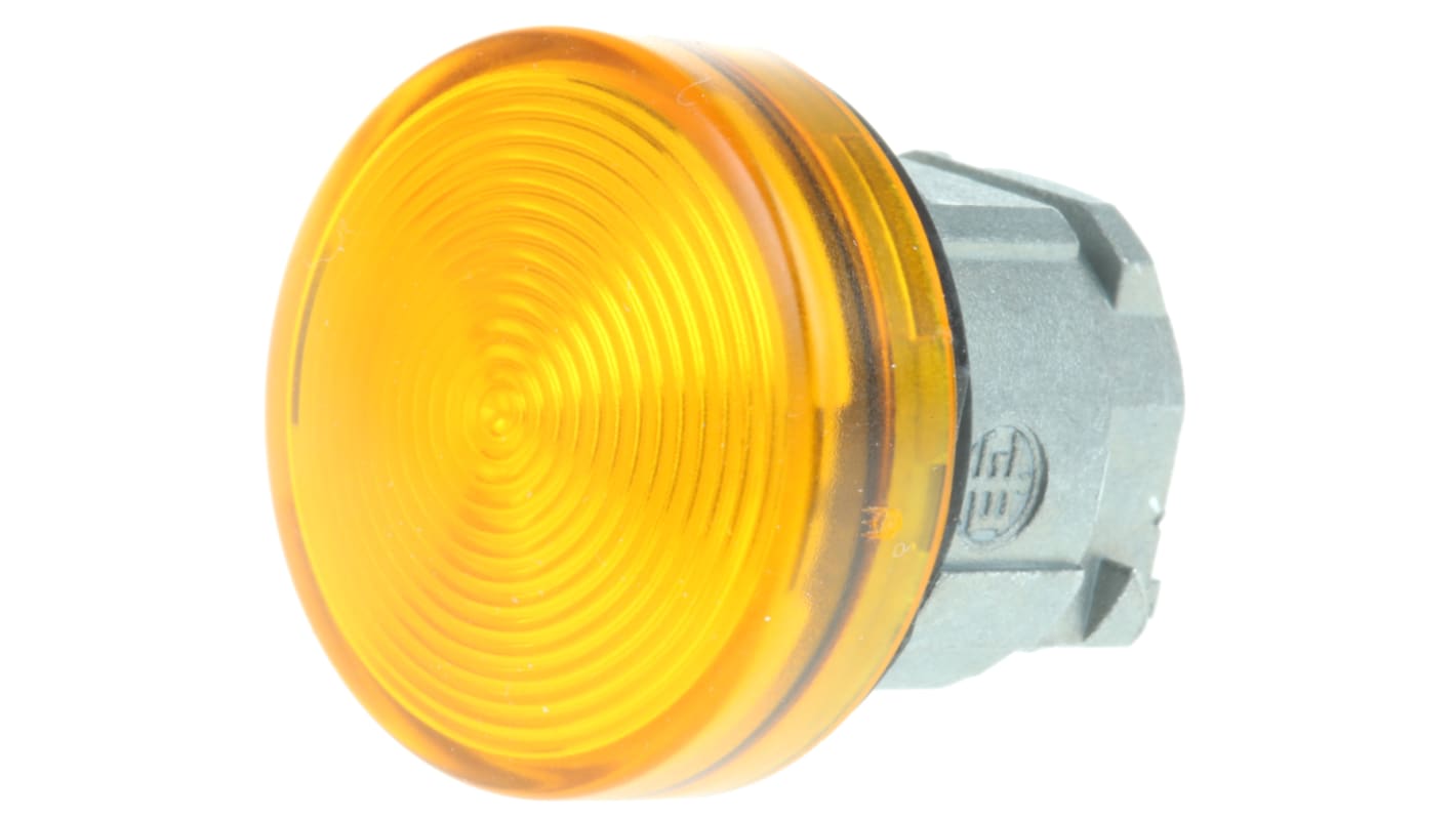 Tête de voyant lumineux Orange Schneider Electric, série Harmony XB4, diam. découpe 22mm, IP66, IP67, IP69K