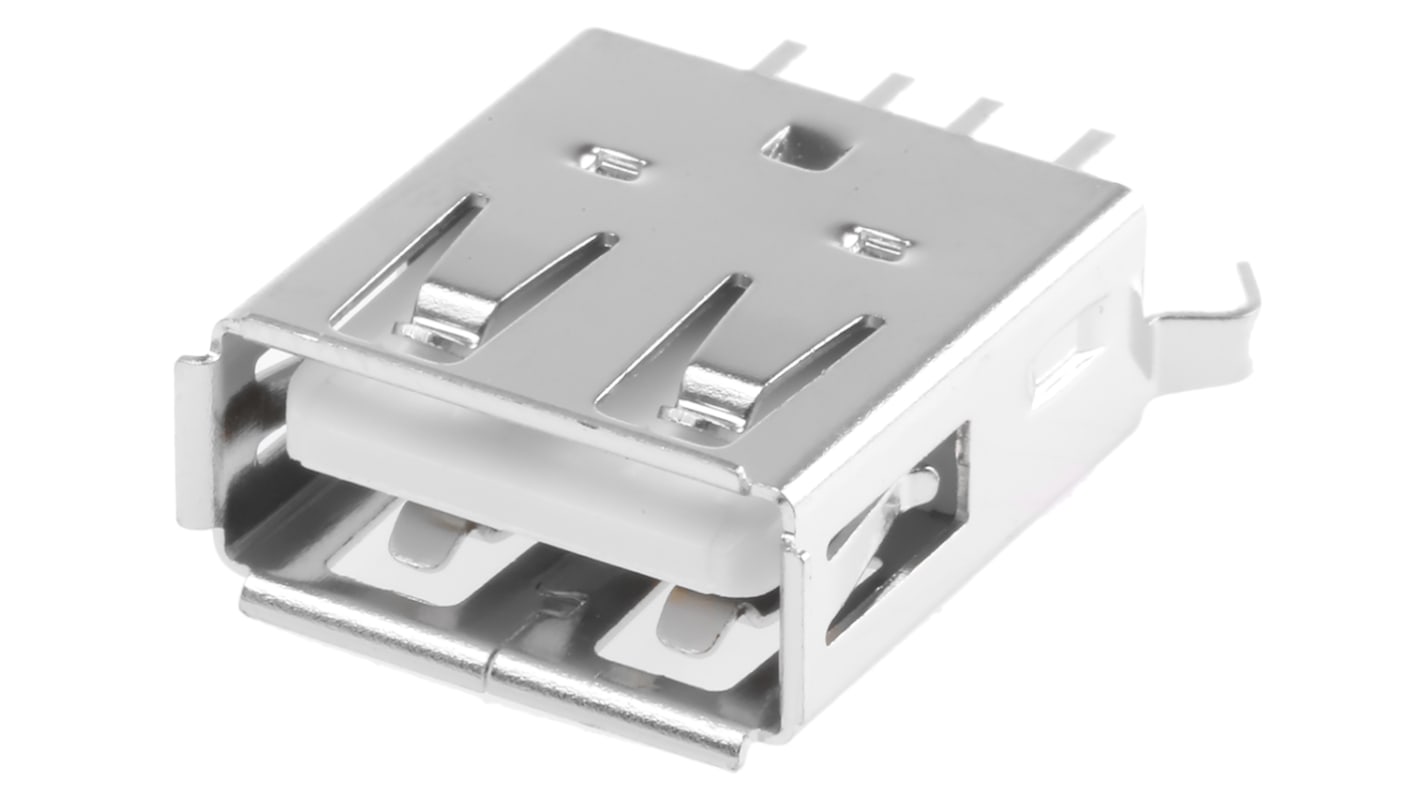 Conector USB Wurth Elektronik 614004135023, Hembra, Recta, Orificio Pasante, 30,0 V., 1.5A, WR-COM