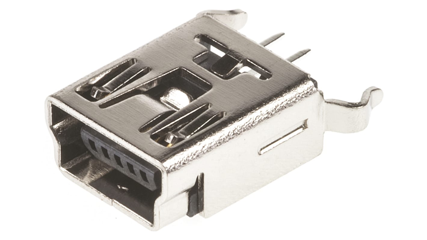 Wurth Elektronik Straight, Through Hole, Socket Type B USB Connector