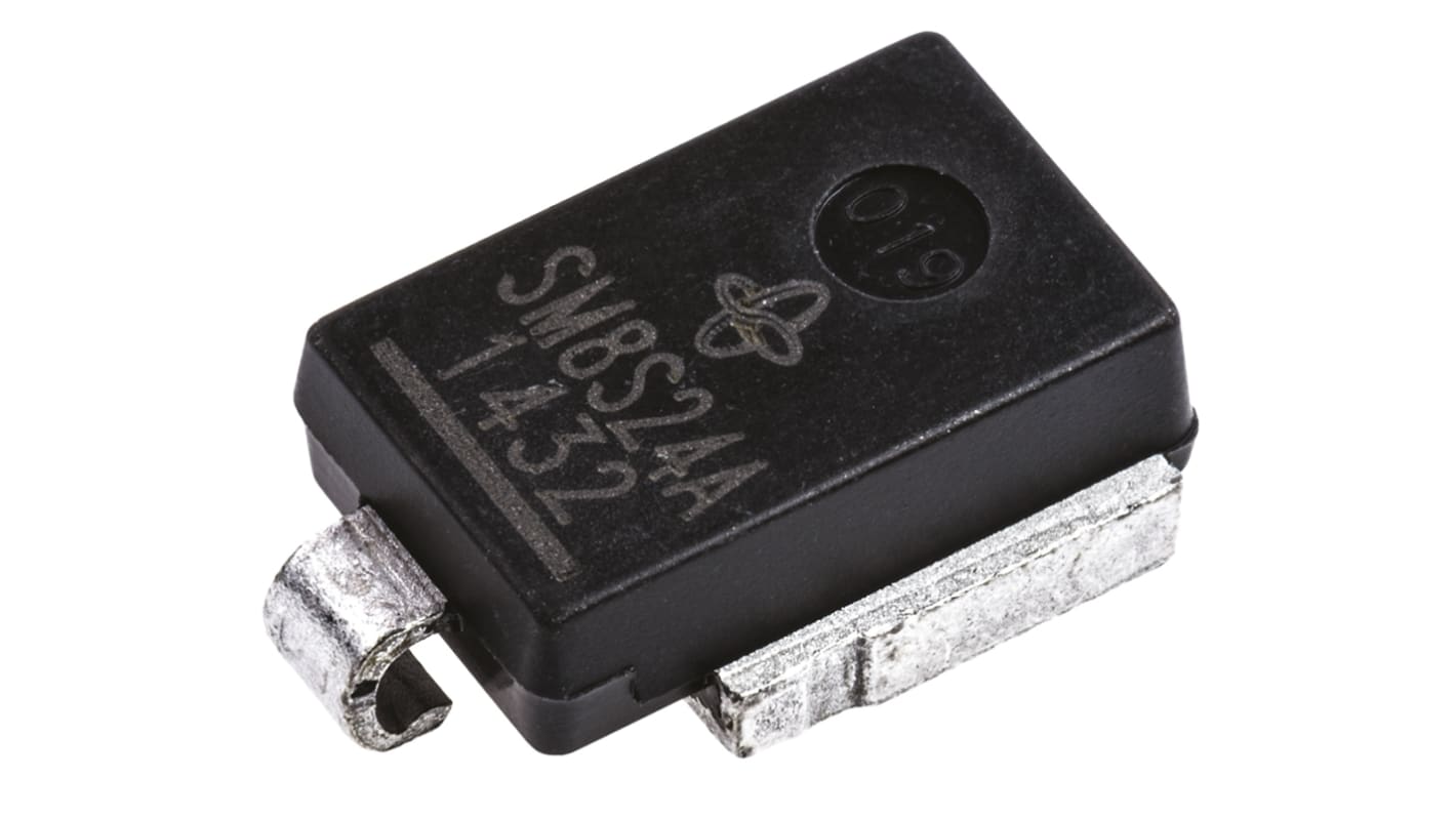 Vishay SM8S24AHE3/2D, Dual-Element Uni-Directional TVS Diode, 6600W, 2-Pin DO-218AB