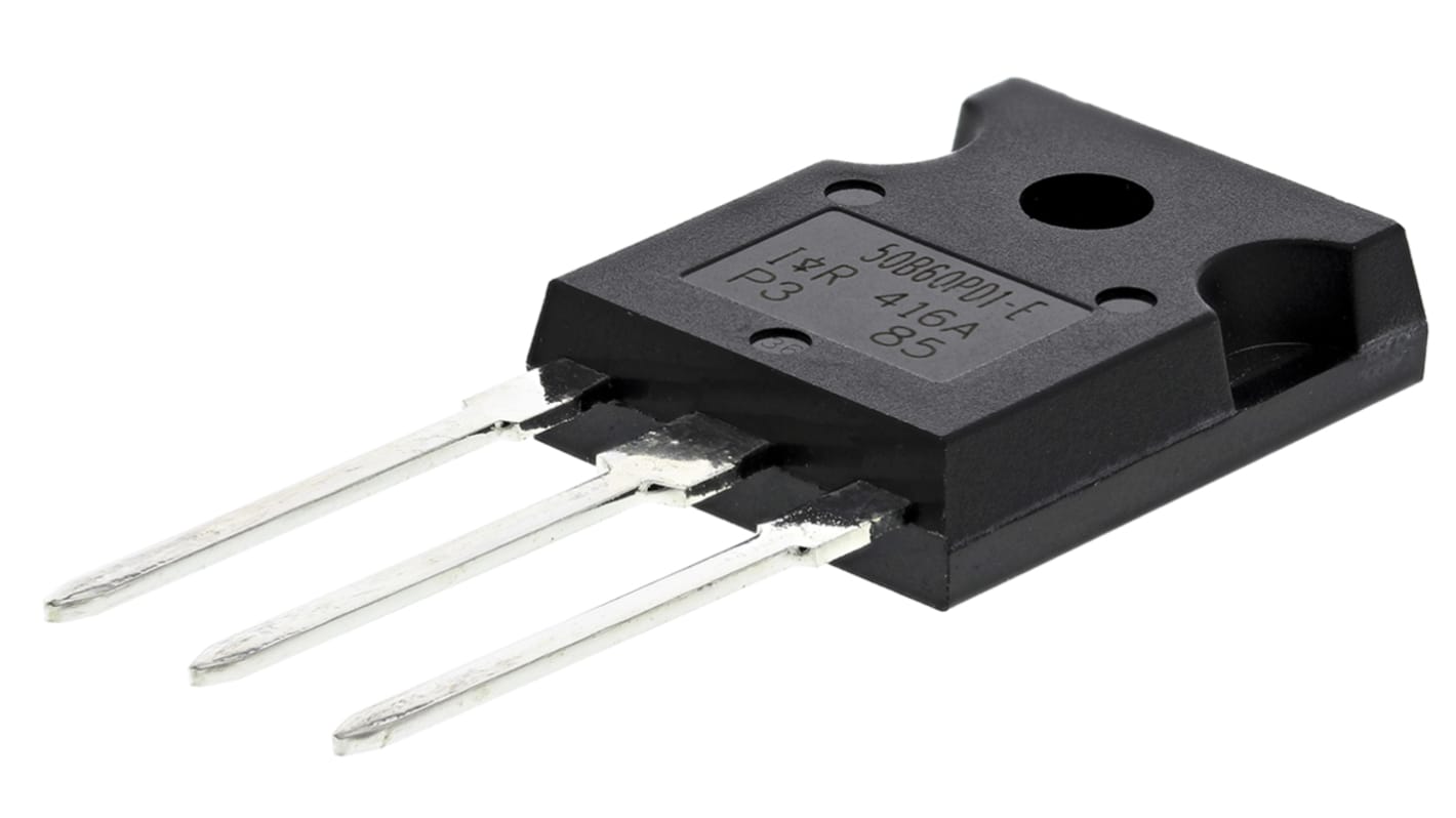 Infineon Nチャンネル IGBT 600 V 75 A, 3-Pin TO-247AD シングル