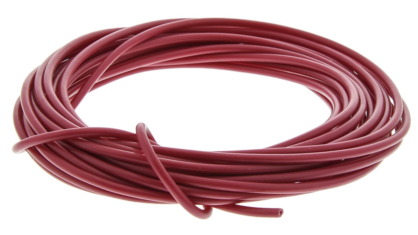 RS PRO Red 0.5 mm² Test Lead Wire, 20 AWG, 100/0.08 mm, 5m, PVC Insulation