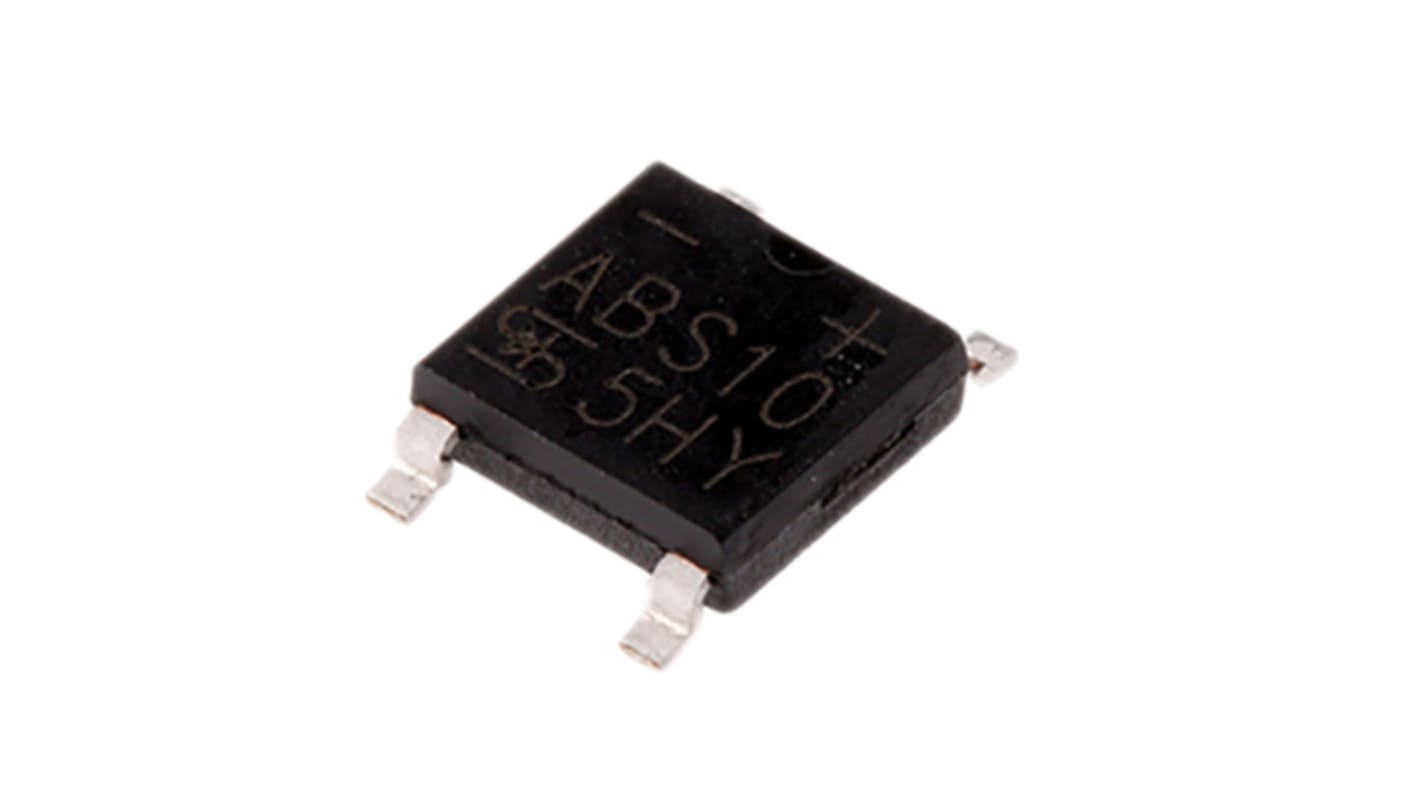 Taiwan Semiconductor ABS10 hidas egyenirányító, 1A, 1000V, 4-tüskés, ABS