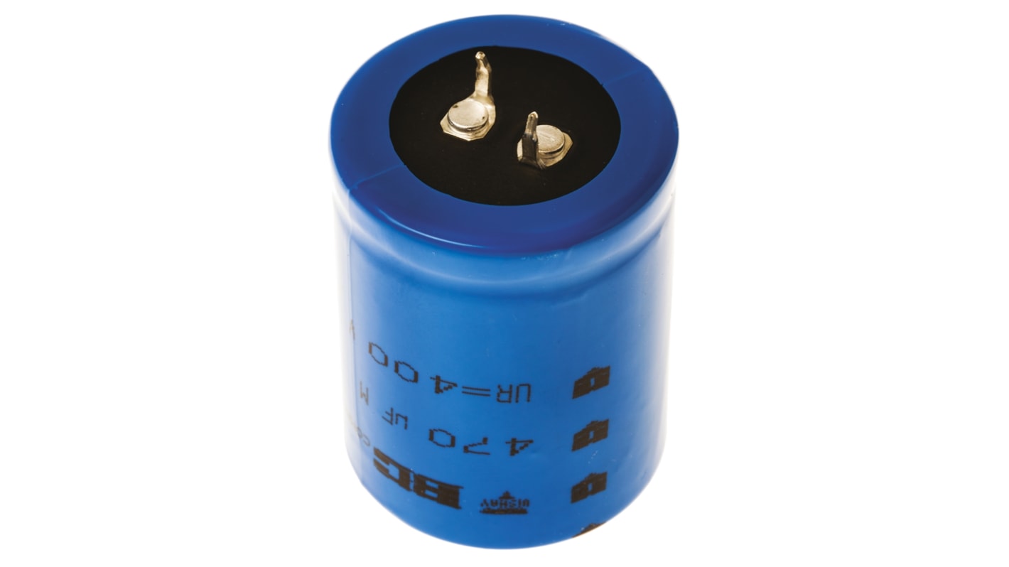 Vishay 470μF Electrolytic Capacitor 400V dc, Through Hole - MAL215956471E3