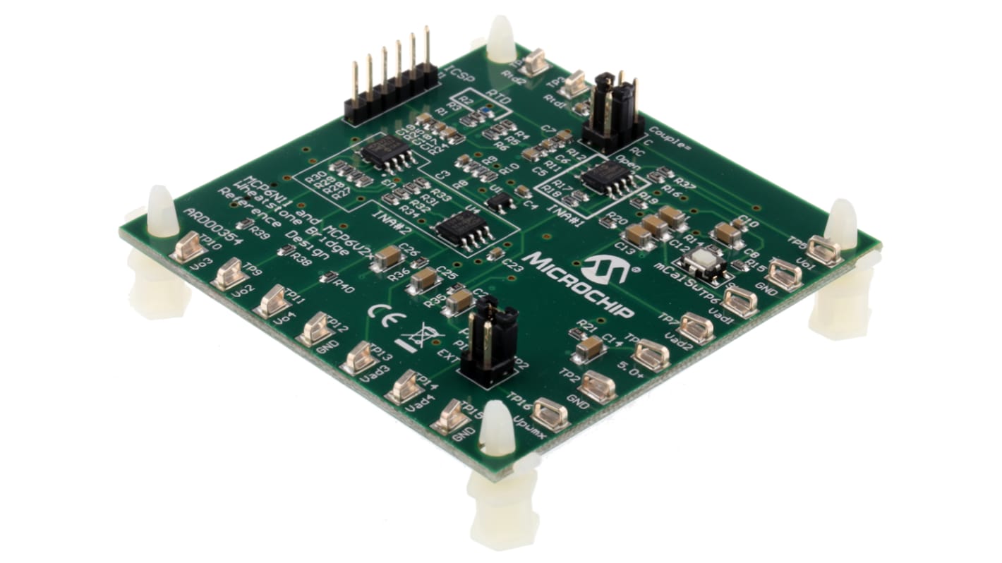 Microchip Entwicklungskit analog, Wheatstone-Brücke Reference Design